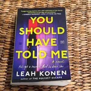 You Should Have Told Me Novel